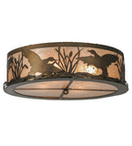 22"W Ducks Wildlife Flushmount