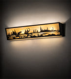 31"W Fly Fisherman Vanity Light