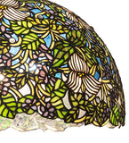 20"W Trillium & Violet Pendant