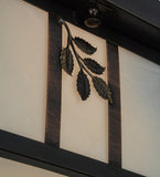 110"Sq Hyde Park Sprig Outdoor Flushmount