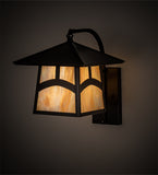 Stillwater Hill Top Curved Arm Mission Wall Sconce