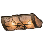 12"L Whispering Pines Flushmount