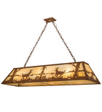 60"L Deer Island/Billiard Oblong Pendant