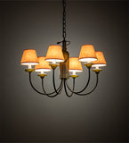 26"W Tuscan Vineyard 6 Lt Wine Bottle Chandelier