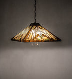 17"Sq Nuevo Mission Pendant