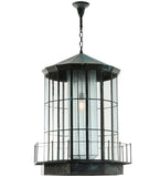 28.5"W Lighthouse Lantern Outdoor Pendant