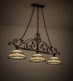 68"L Tiffany Roman 3 Lt Victorian Kitchen Island Lighting