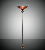 69"H Deco Ball Chambord Swirl Contemporary Torchiere