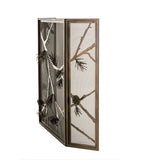 62"W X 40"H Lone Pine Folding Fireplace Screen