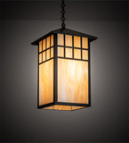 13.5"Sq Watchtower Ceiling Outdoor Pendant