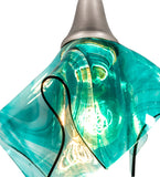 9"W Mente Swirl Handkerchief Mini Pendant