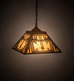 16"Sq Southwest Pendant