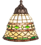 8"W Tiffany Roman Mini Pendant