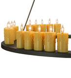 60"W Loxley 30 Lt Lodge Chandelier