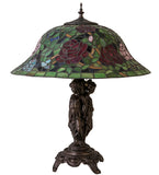 24"H Tiffany Rosebush Table Lamp
