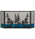 72"W X 32"H Tall Pines Folding Fireplace Screen