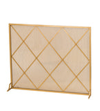 45.25"W X 37"H Diamonds Fireplace Screen