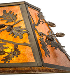 36"L Oak Leaf & Acorn Island/Billiard Pendant