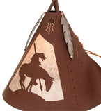 27"H Trails End Southwest Table Lamp