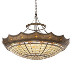 57"W Fleur-de-Lite Inverted Pendant