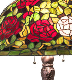 31"H Tiffany Rosebush Floral Table Lamp