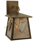 7.5"W Arrowhead Outdoor Wall Sconce
