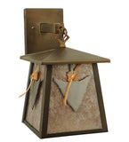 7.5"W Arrowhead Outdoor Wall Sconce