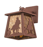 7"W Cowboy Hanging Wall Sconce