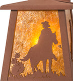 7"W Cowboy Hanging Wall Sconce