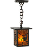 6.5"Sq Hyde Park Song Bird Outdoor Pendant