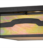 14"Sq Hyde Park Mountain View Outdoor Flushmount