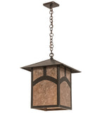 16"Sq Seneca Hill Top Outdoor Pendant