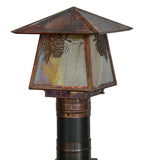 8"Sq Stillwater Winter Pine Post Mount