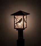 9"Sq Seneca Song Bird Post Mount