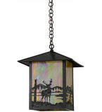 16"Sq Seneca Deer Creek Outdoor Pendant