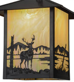 16"Sq Seneca Deer Creek Outdoor Pendant