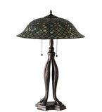 30"H Tiffany Fishscale Table Lamp