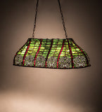 40"L Dublin Stained Glass Island/Billiard Pendant