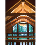 32"W Carousel Victorian Inverted Pendant