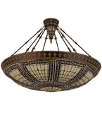 45"W Fleur-De-Lis Semi-Flushmount