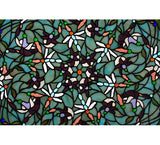 22"W X 22"H Tiffany Dragonfly Swirl Medallion Window