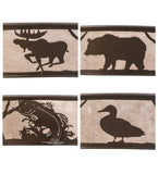 22"W Wildlife On The Loose Flushmount