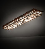62"L Whispering Pines Oblong LED Flushmount
