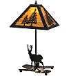 Longing for your Wilderness Cabin-Add Wildlife Table Lamps