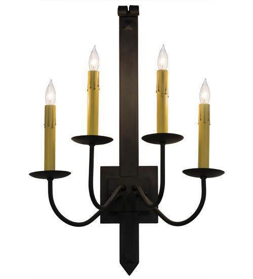 Four Light Wall Sconces at Smashing Stained Glass & Lighting