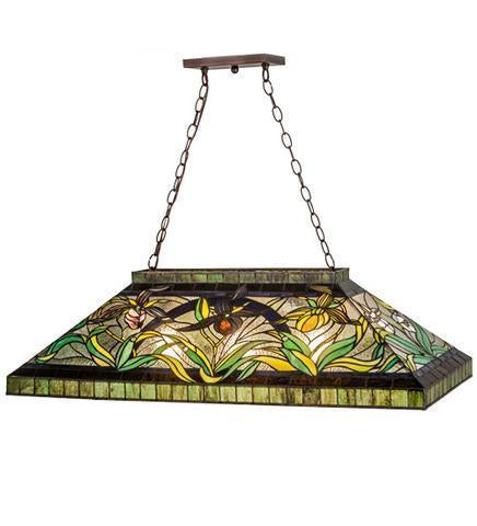 Floral Island/Billiard Lights at Smashing Stained Glass & Lighting