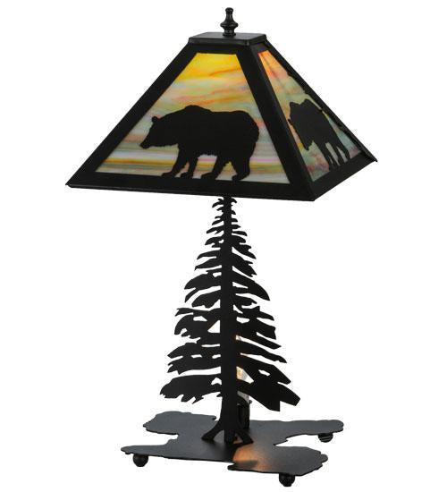 Wildlife Table Lamps at Smashing Stained Glass & Lighting