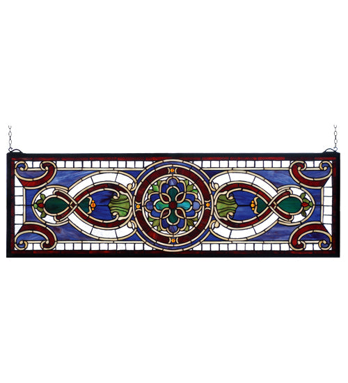 Transom Stained Glass Window Panels