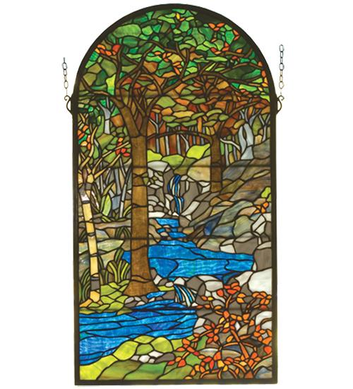 Landscape Stained Glass Window Panels