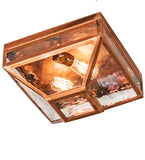 13"Sq Mission Prime Flush Mount